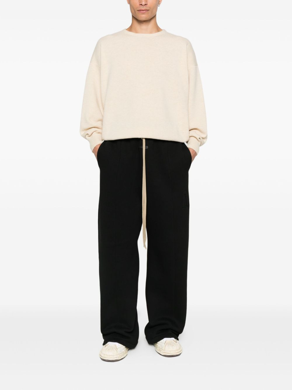 round-neck wool sweater - 2
