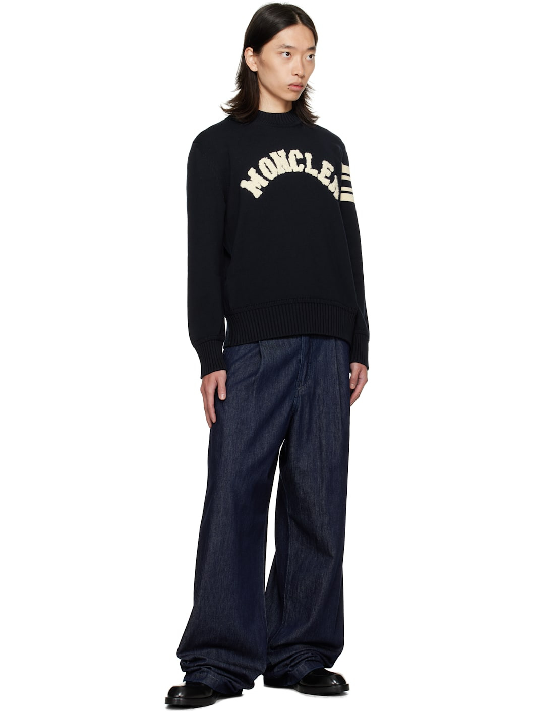 Navy Crewneck Sweater - 5