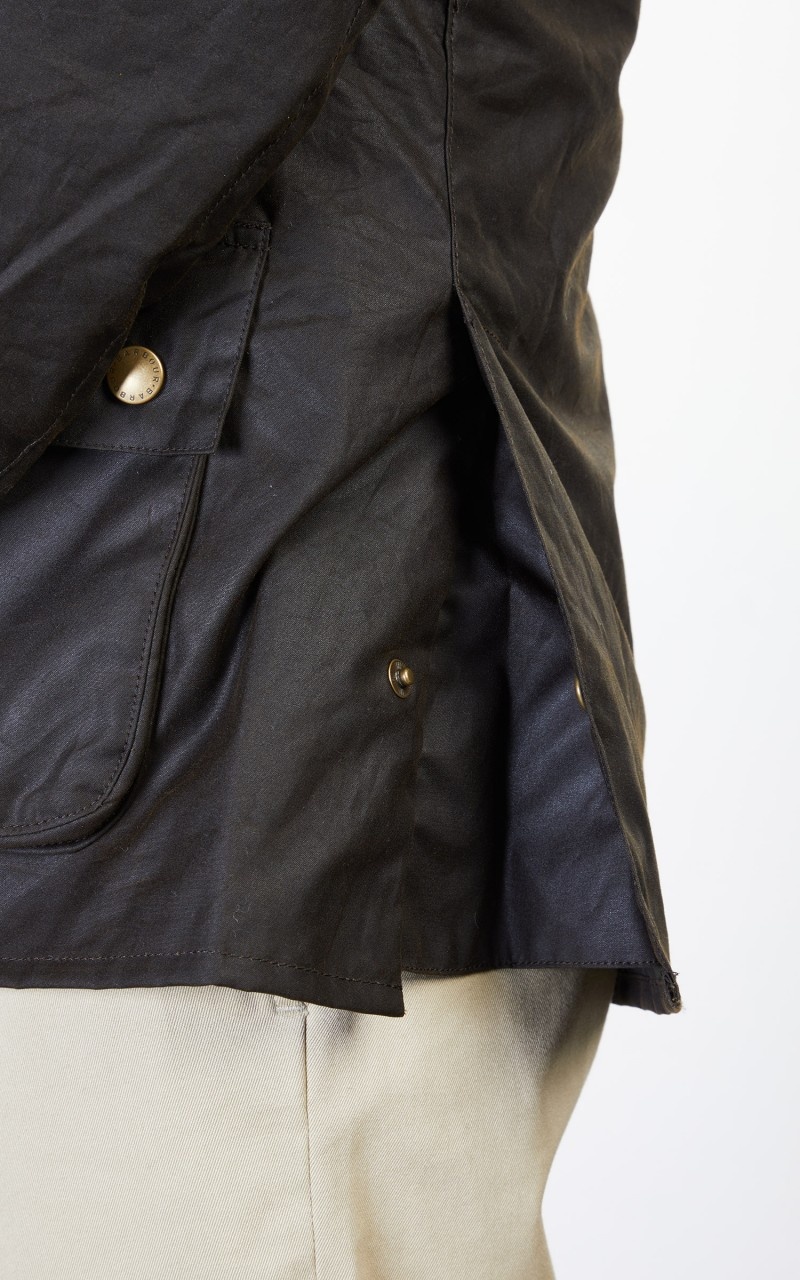 ASHBY WAX JACKET OLIVE - 11