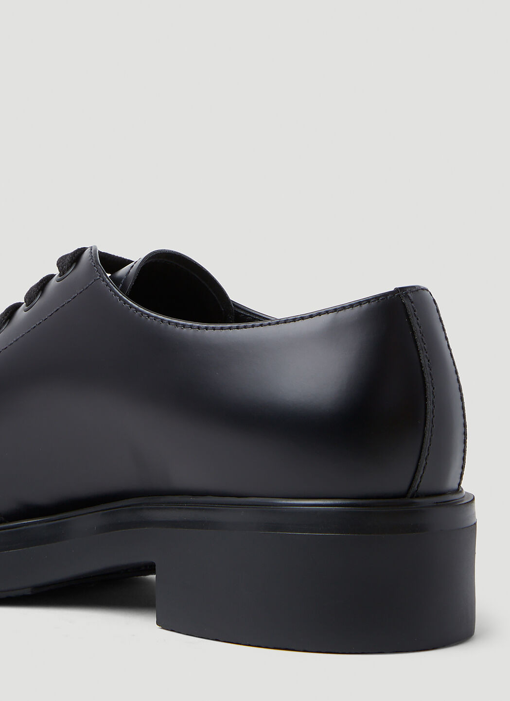 Brushed Leather Derby shoes - 5