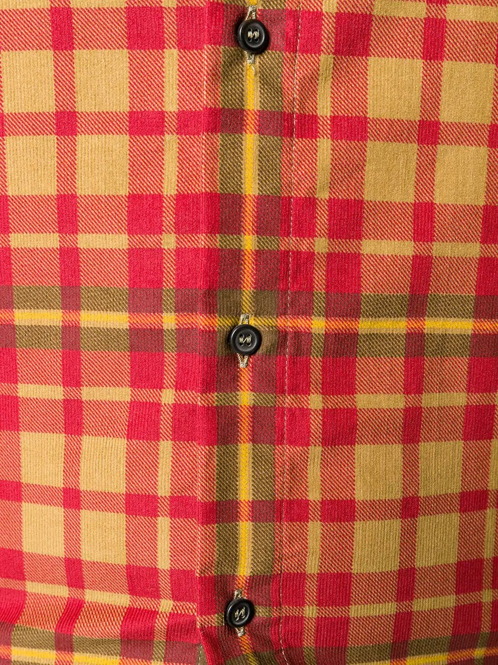 plaid logo print shirt - 5