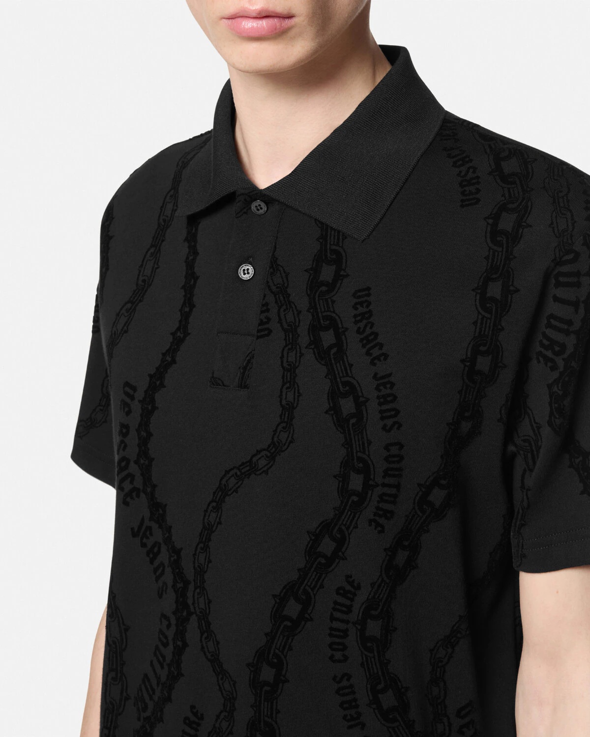 Chain Couture Regular-Fit Polo Shirt - 3