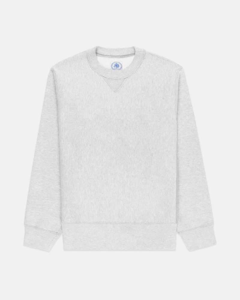 MADE-IN-USA GREY HEAVYWEIGHT SWEATSHIRT 1