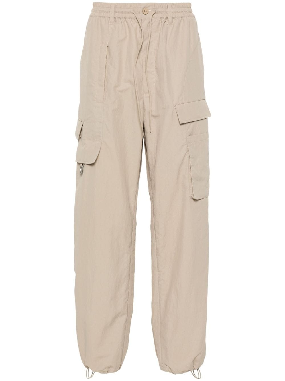 crinkled cargo pants - 1