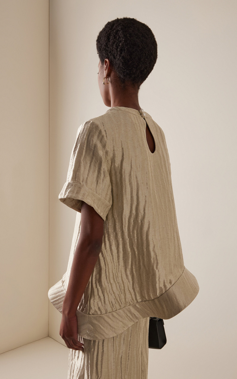 Ride the Wave Silk-Blend Top 4