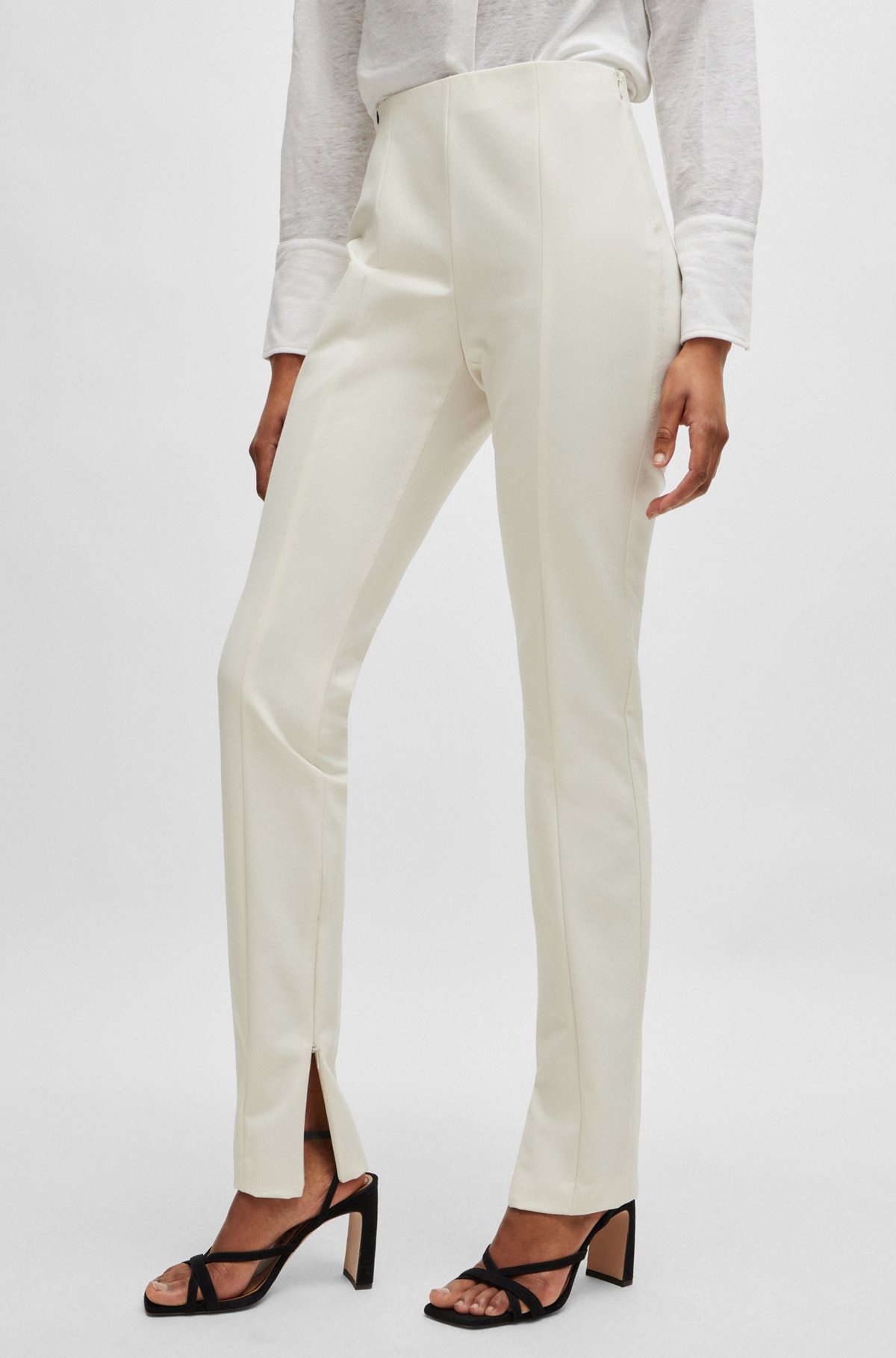 EXTRA-SLIM-FIT TROUSERS IN PERFORMANCE-STRETCH FABRIC - 5