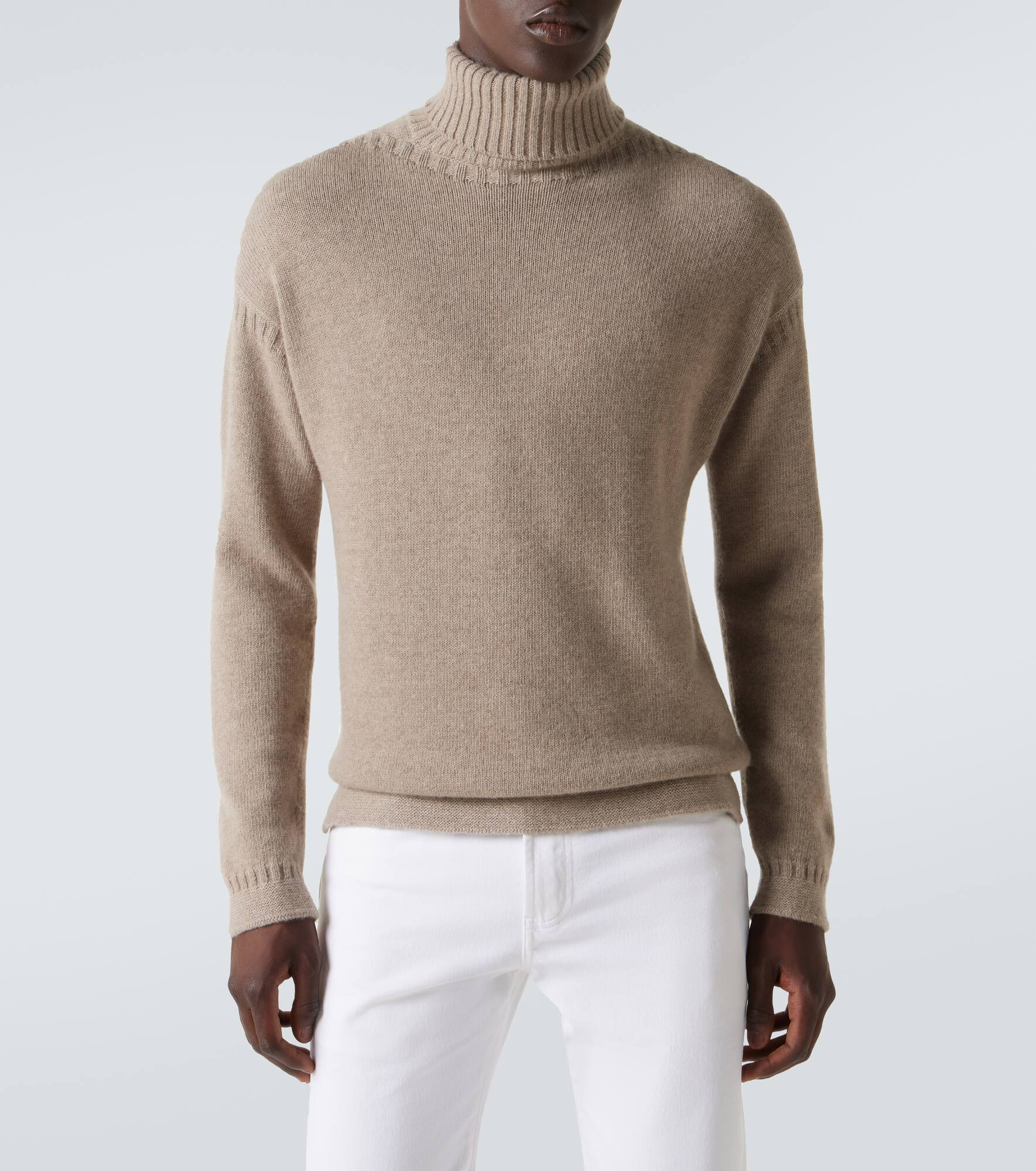 Cashmere turtleneck sweater - 3