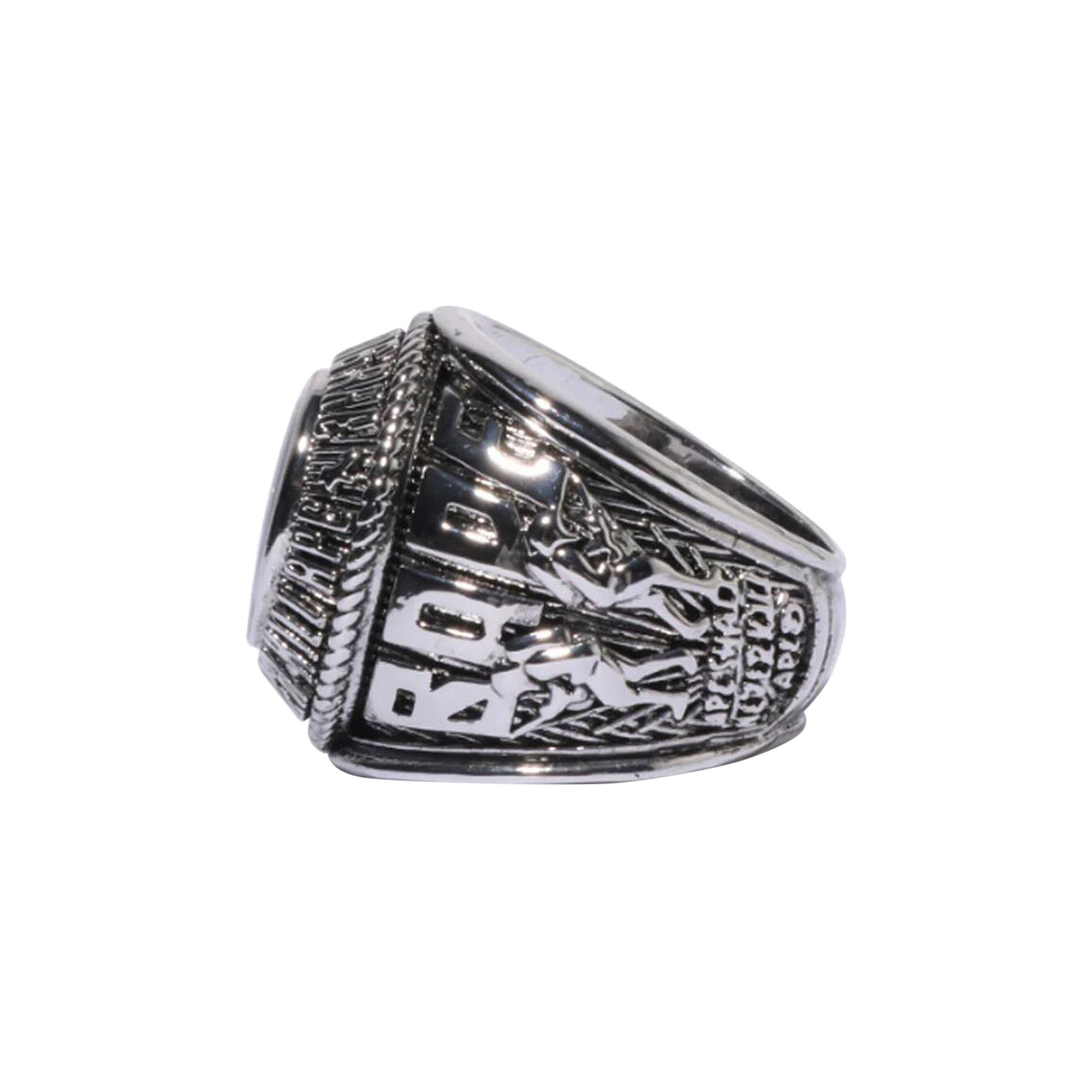 BAPE Shark College Ring 'Silver' - 3