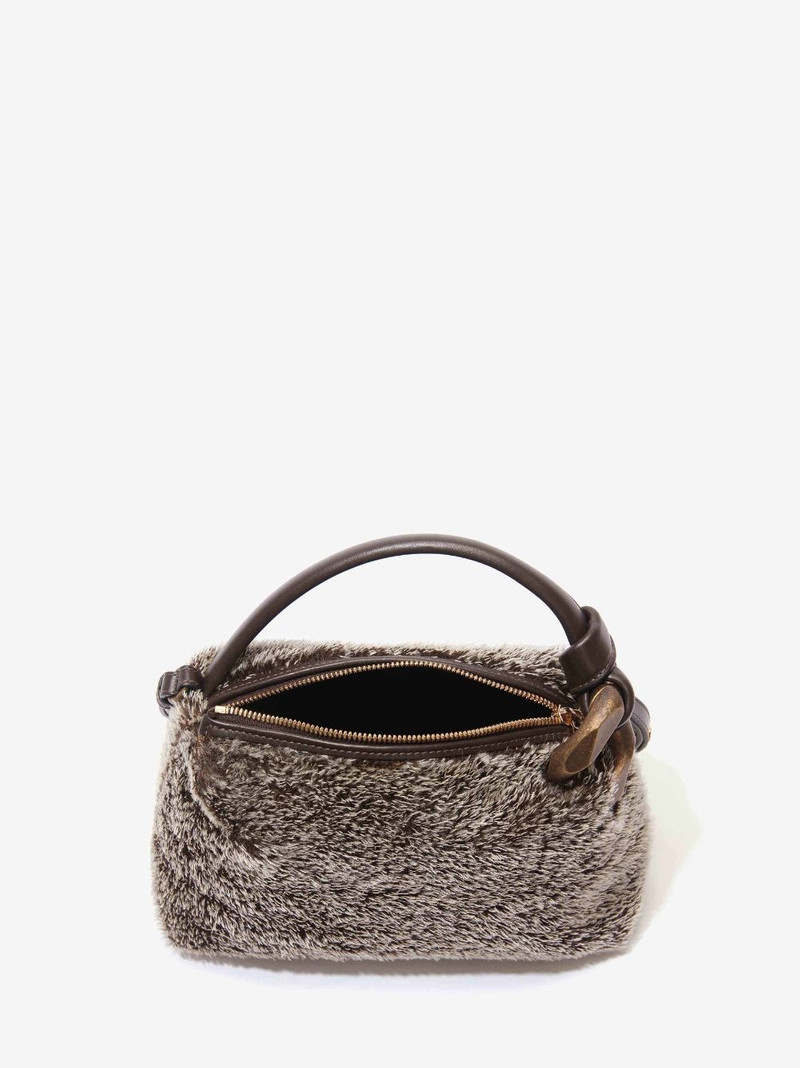SMALL JWA CORNER BAG - MOHAIR CROSSBODY BAG 3