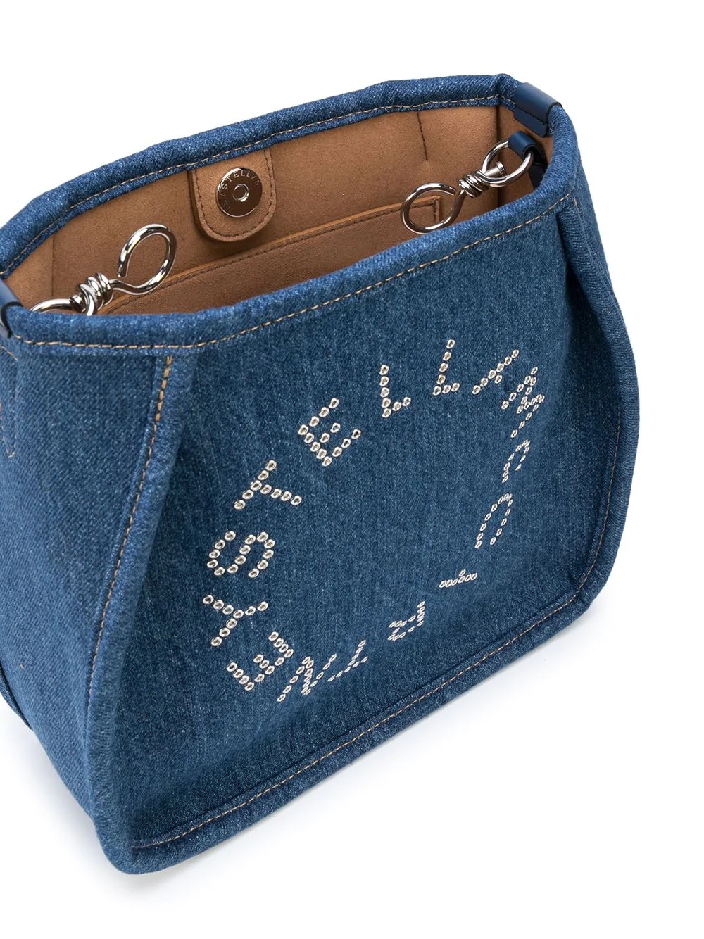 Stella Logo denim shoulder bag - 5