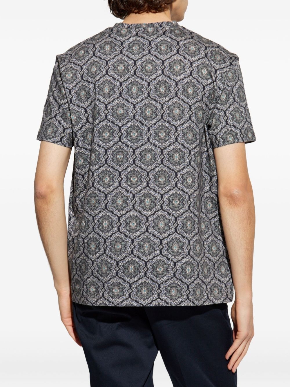 patterned short-sleeve T-shirt - 4