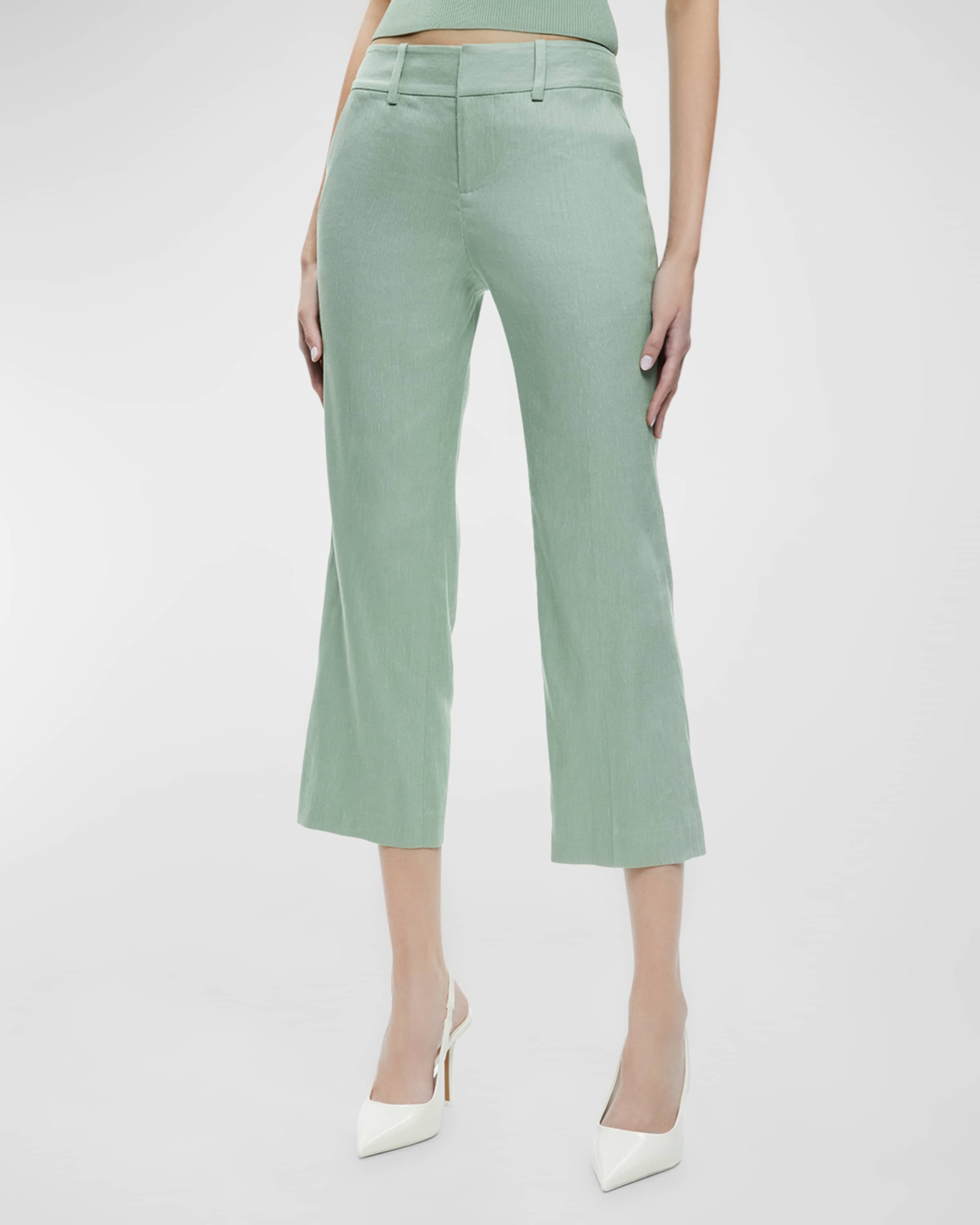 Janis Low-Rise Cropped Flare Pants - 2