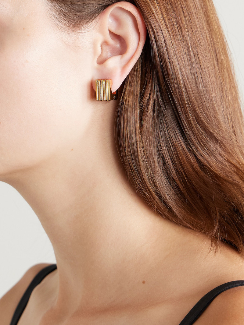 KHAITE Empire Gold-plated Hoop Earrings outlook