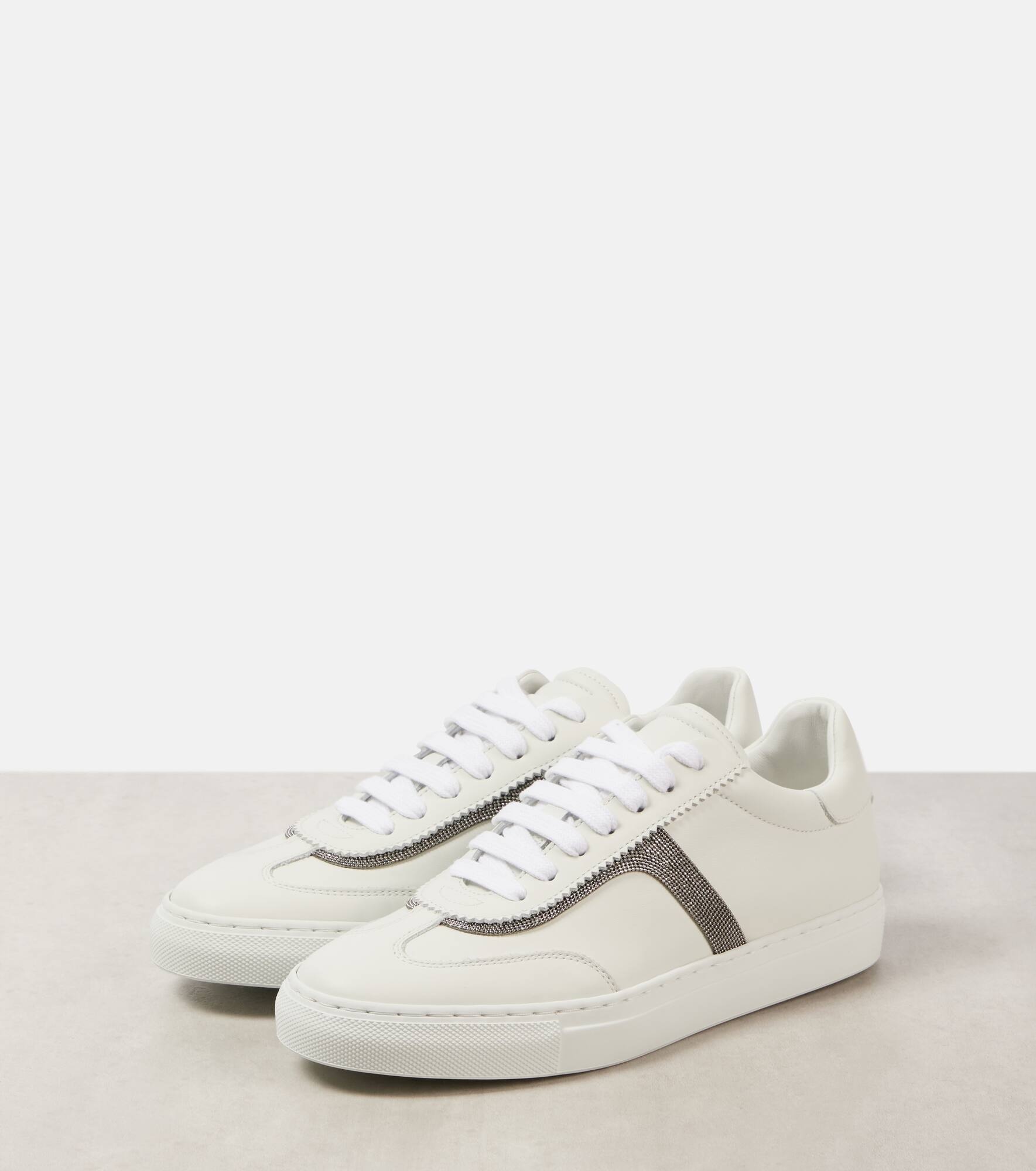 Leather sneakers - 4