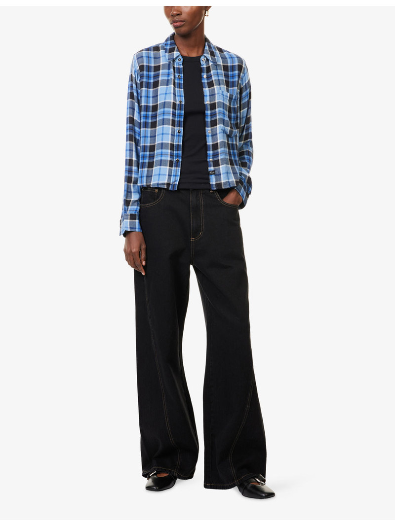 Rails Malin Check-Print Woven Shirt outlook