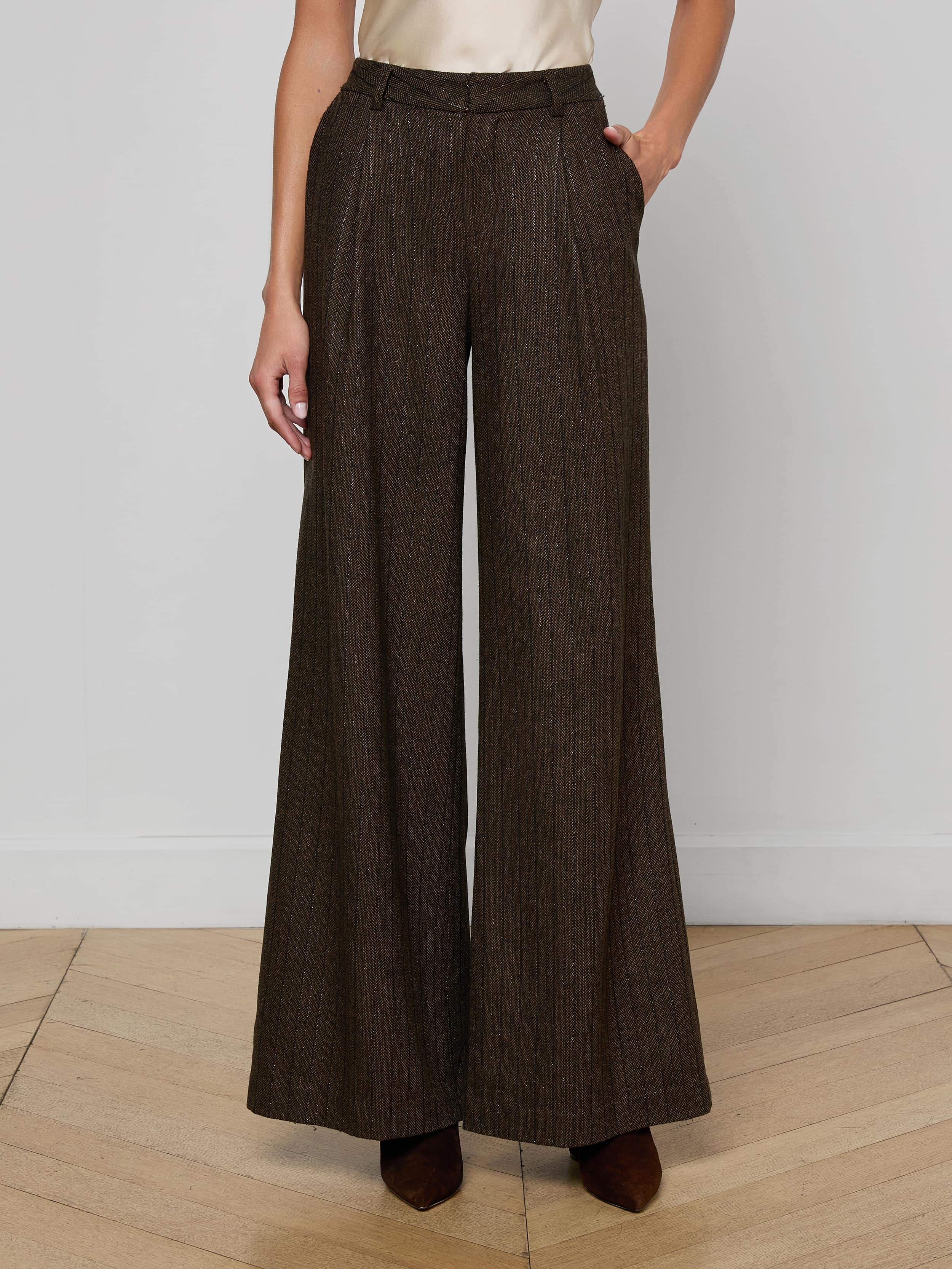 Allanah Pinstriped Trouser - 3