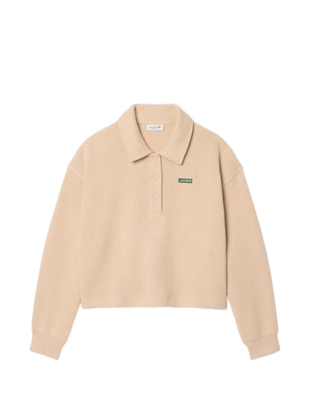 logo-patch ribbed-knit sweater - 1