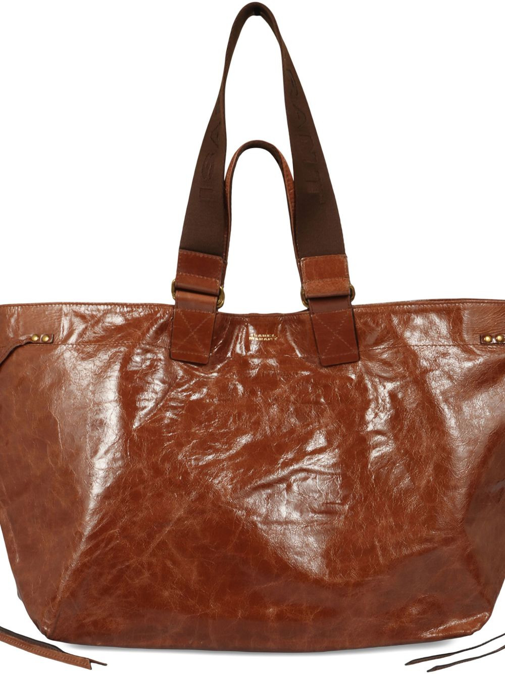 large Wardy leather double-handle tote bag - 3