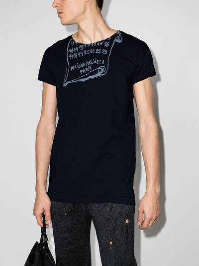 Maison Margiela script-logo crew-neck T-shirt outlook