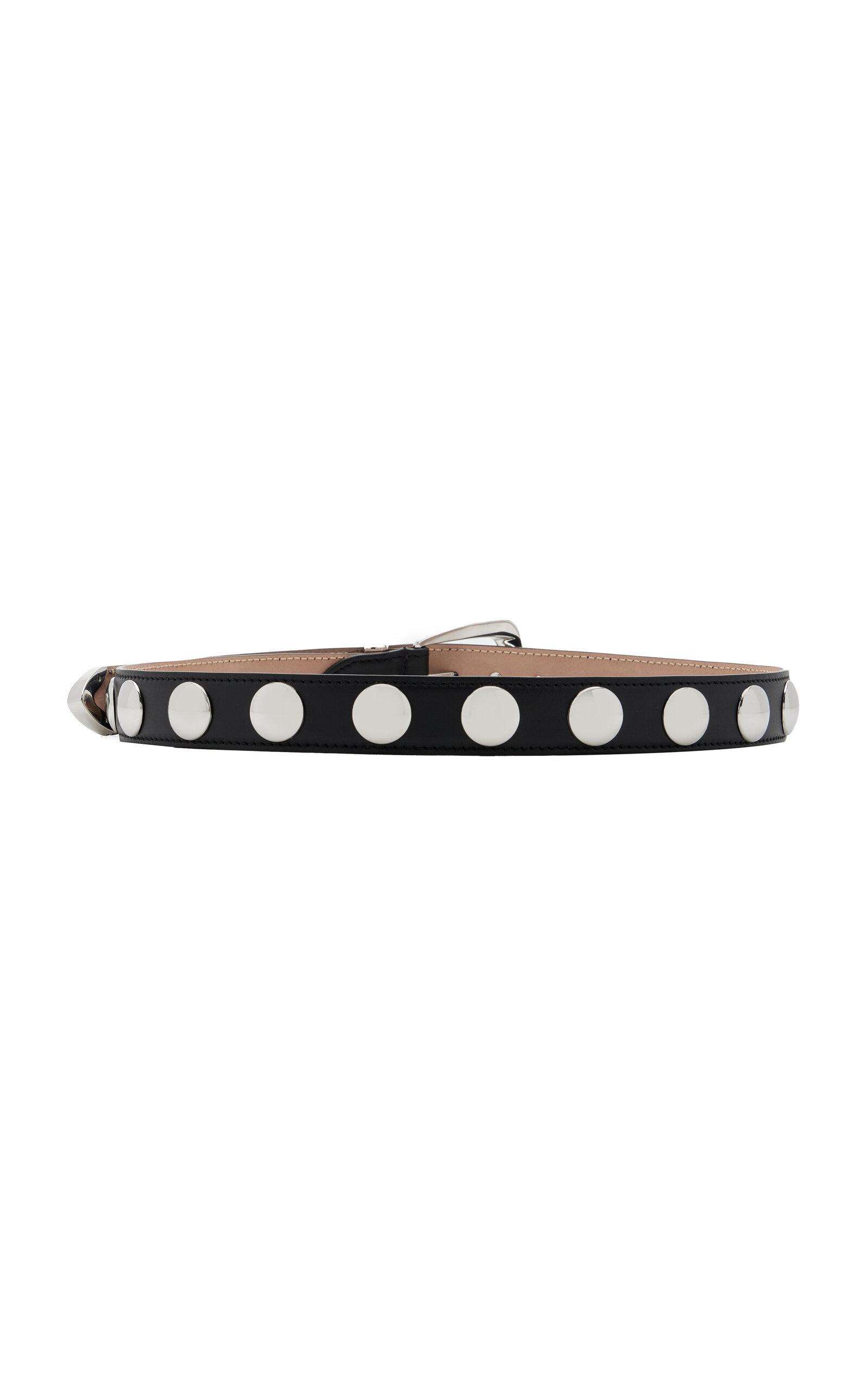 Benny Studded Leather Belt black - 3