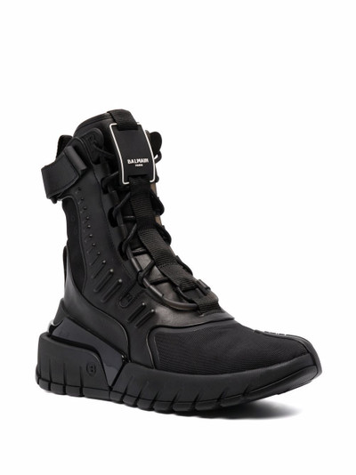 Balmain B-Army ankle-length sneakers outlook