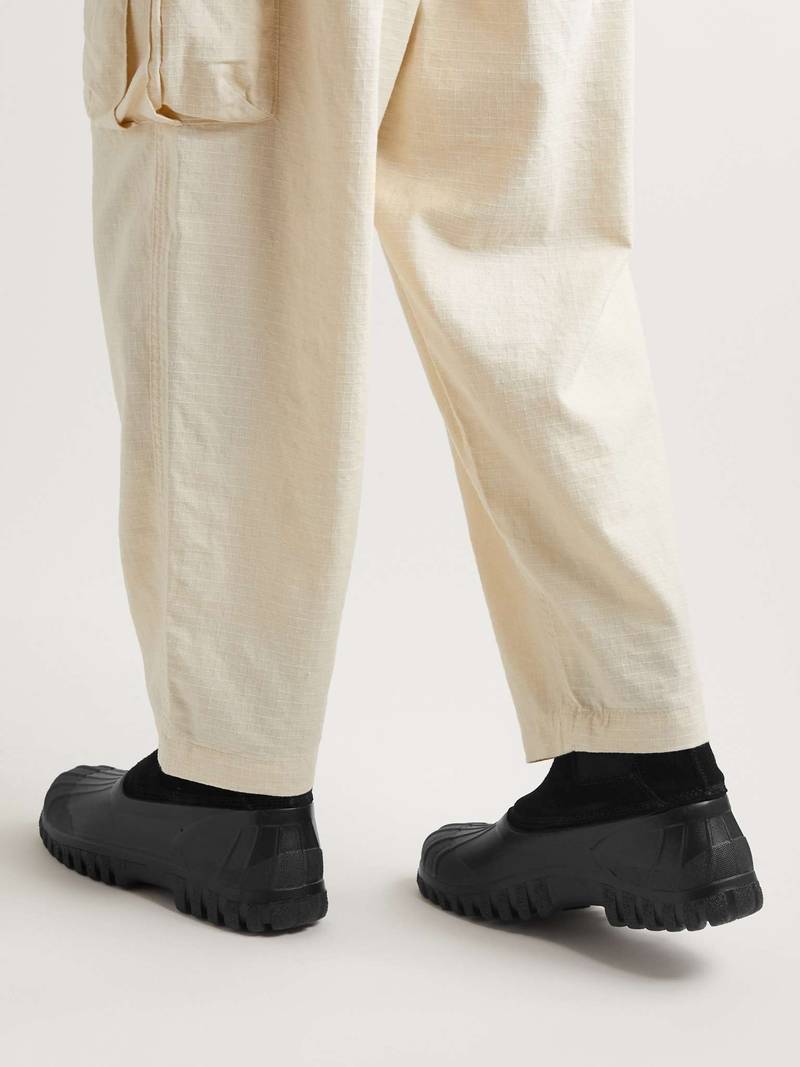 Balbi Suede and Rubber Chelsea Boots 3