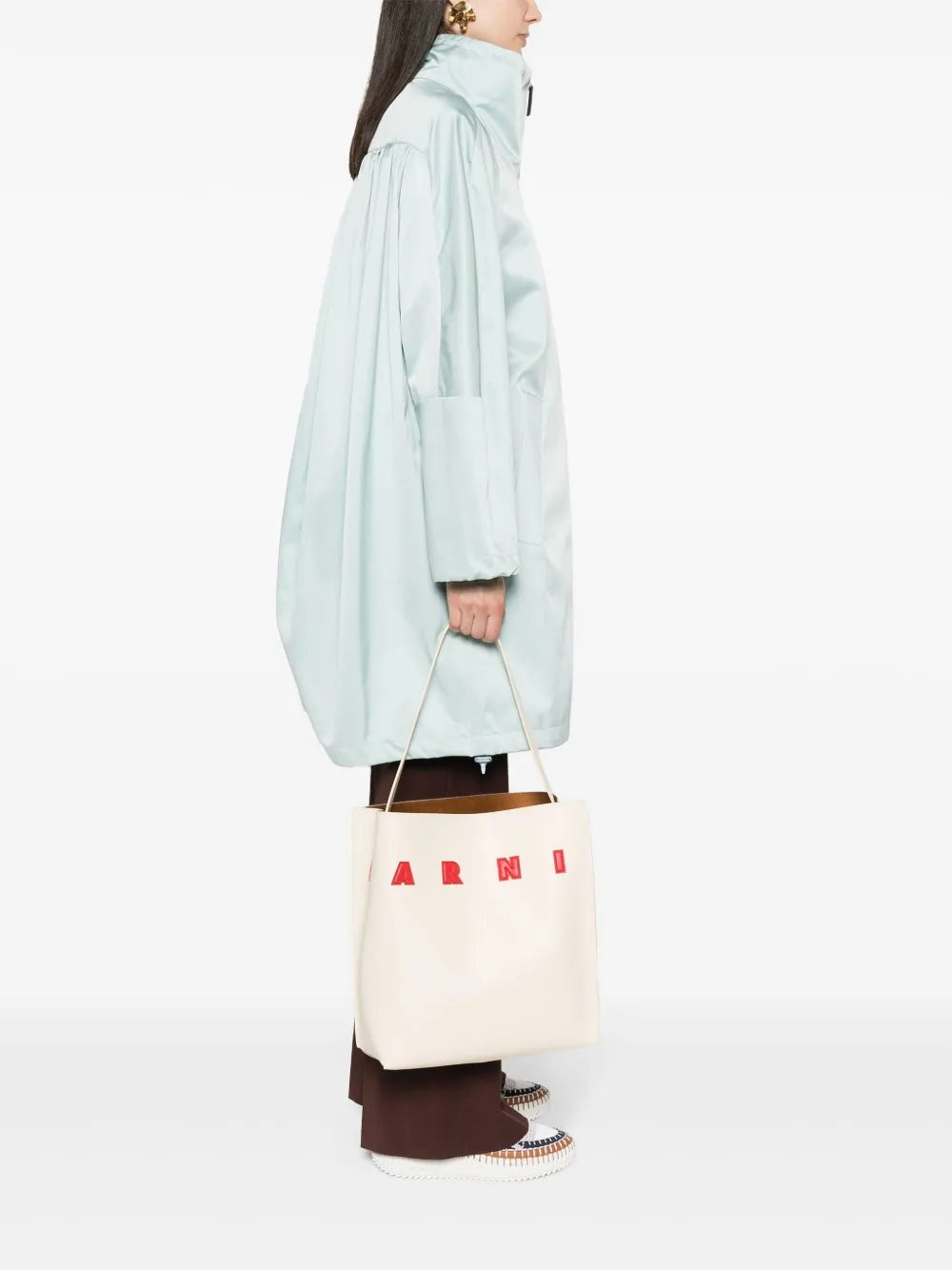 Marni Women Museo Tote Bag In Leather - 5