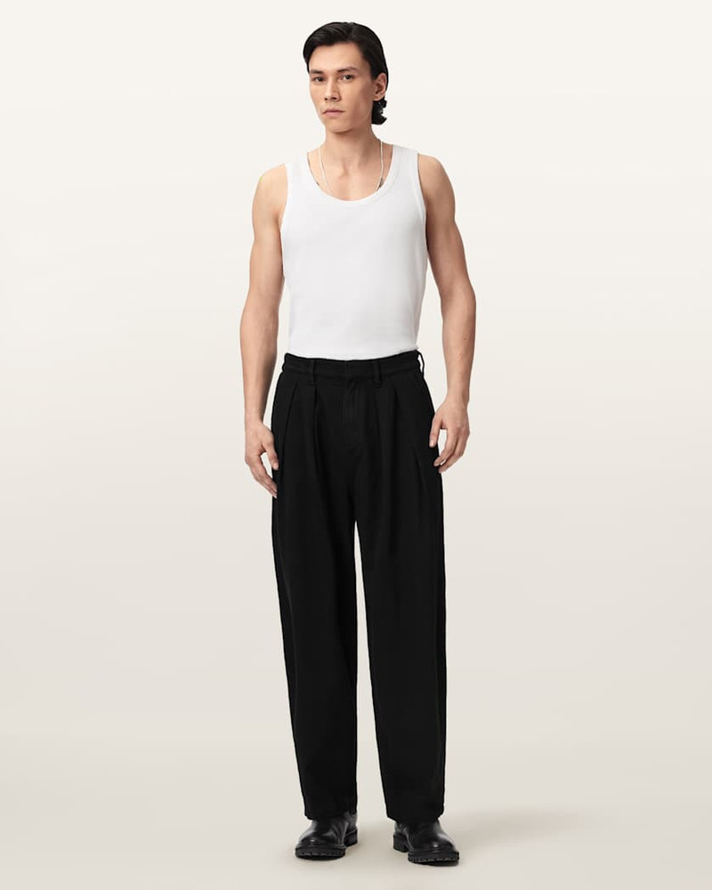 BECCO TAPERED LEG PLEATED PANTS 4