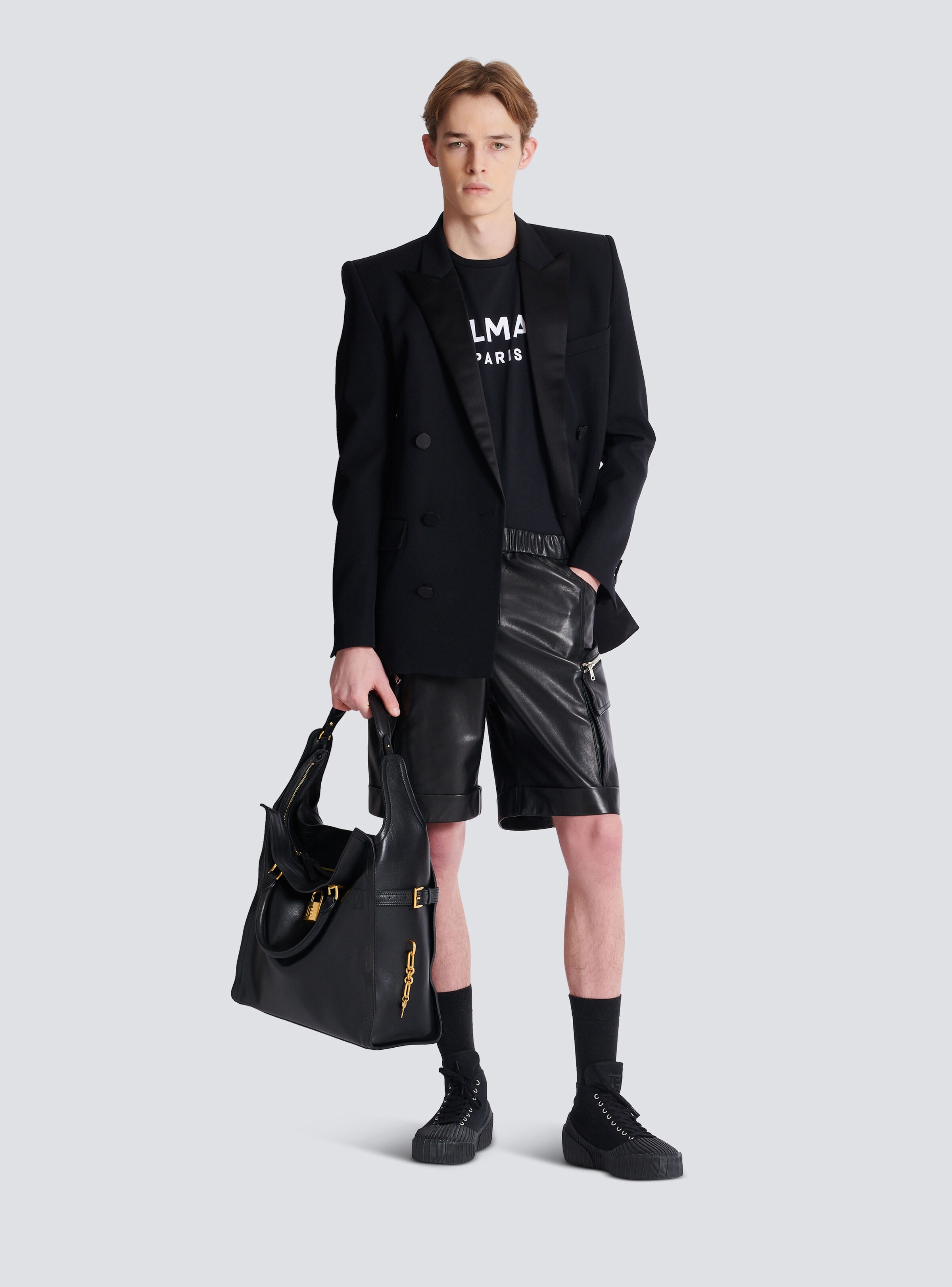 T-shirt with Balmain Paris print - 2