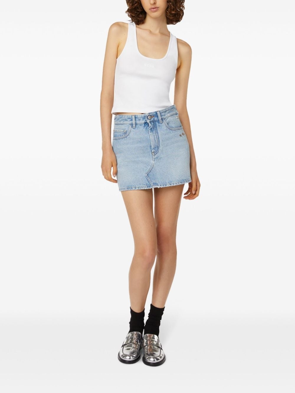 Chocker denim skirt - 3