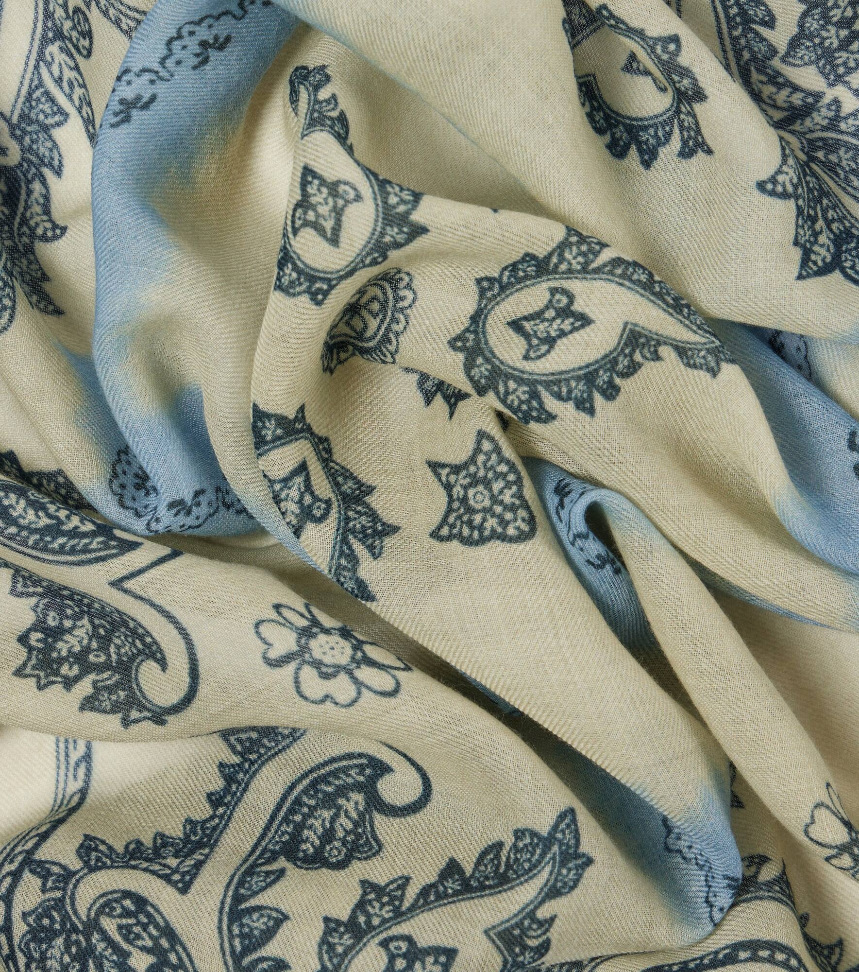 Printed wool scarf - 4
