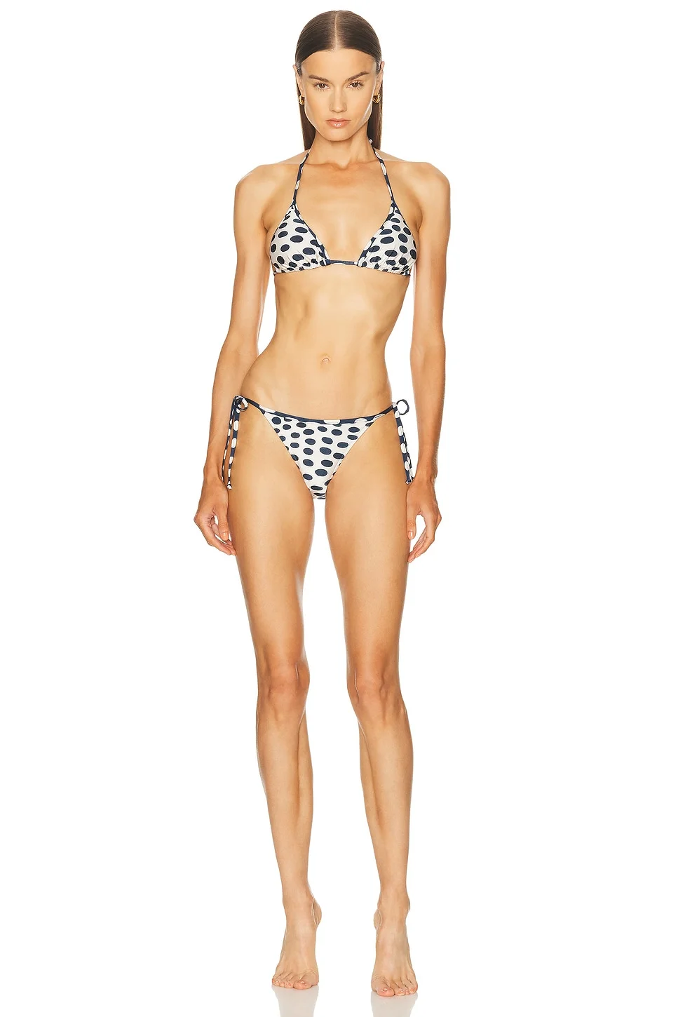Pois Triangle Bikini Set - 1