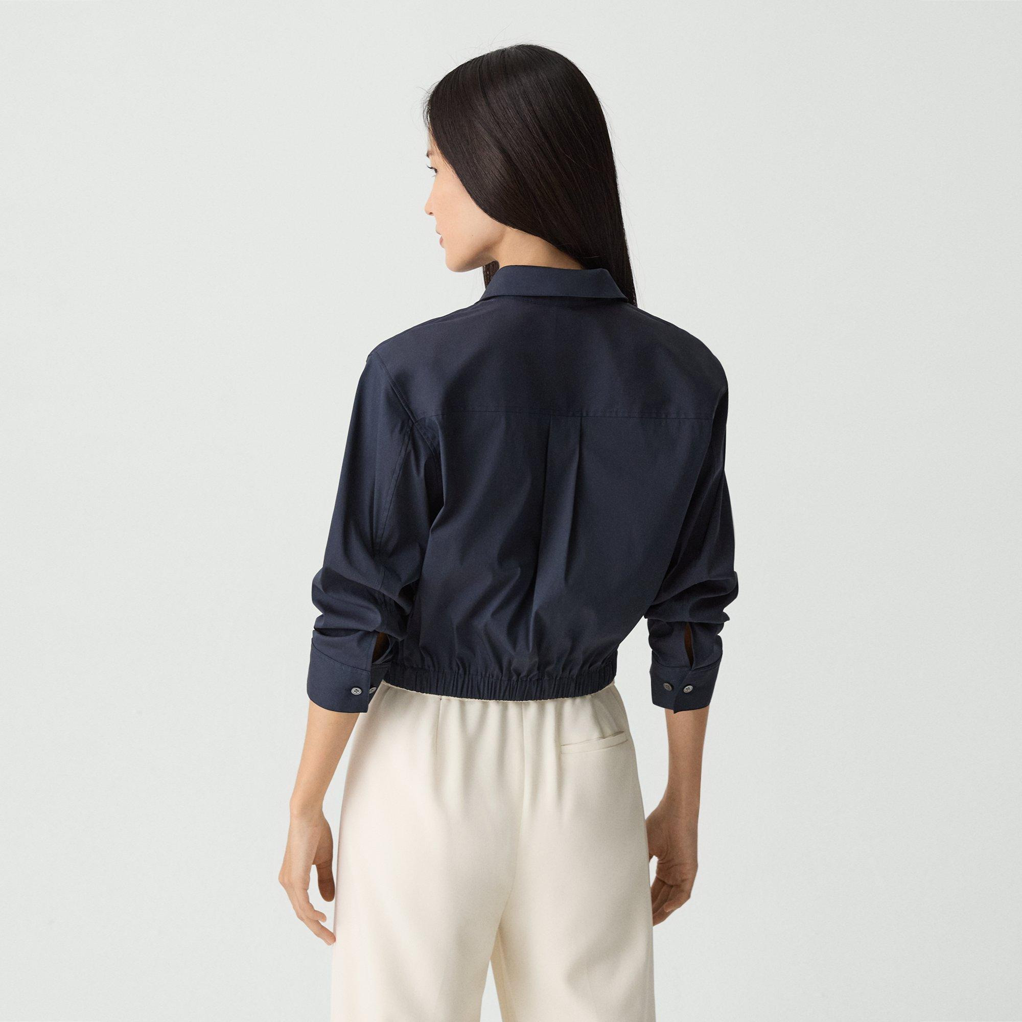 Cropped Shirt in Good Cotton - 4
