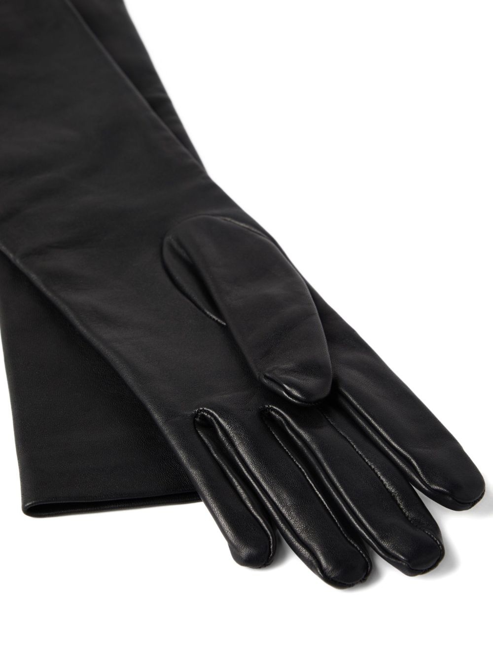 long leather gloves - 2