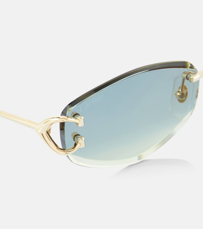 Cartier Signature C oval sunglasses outlook