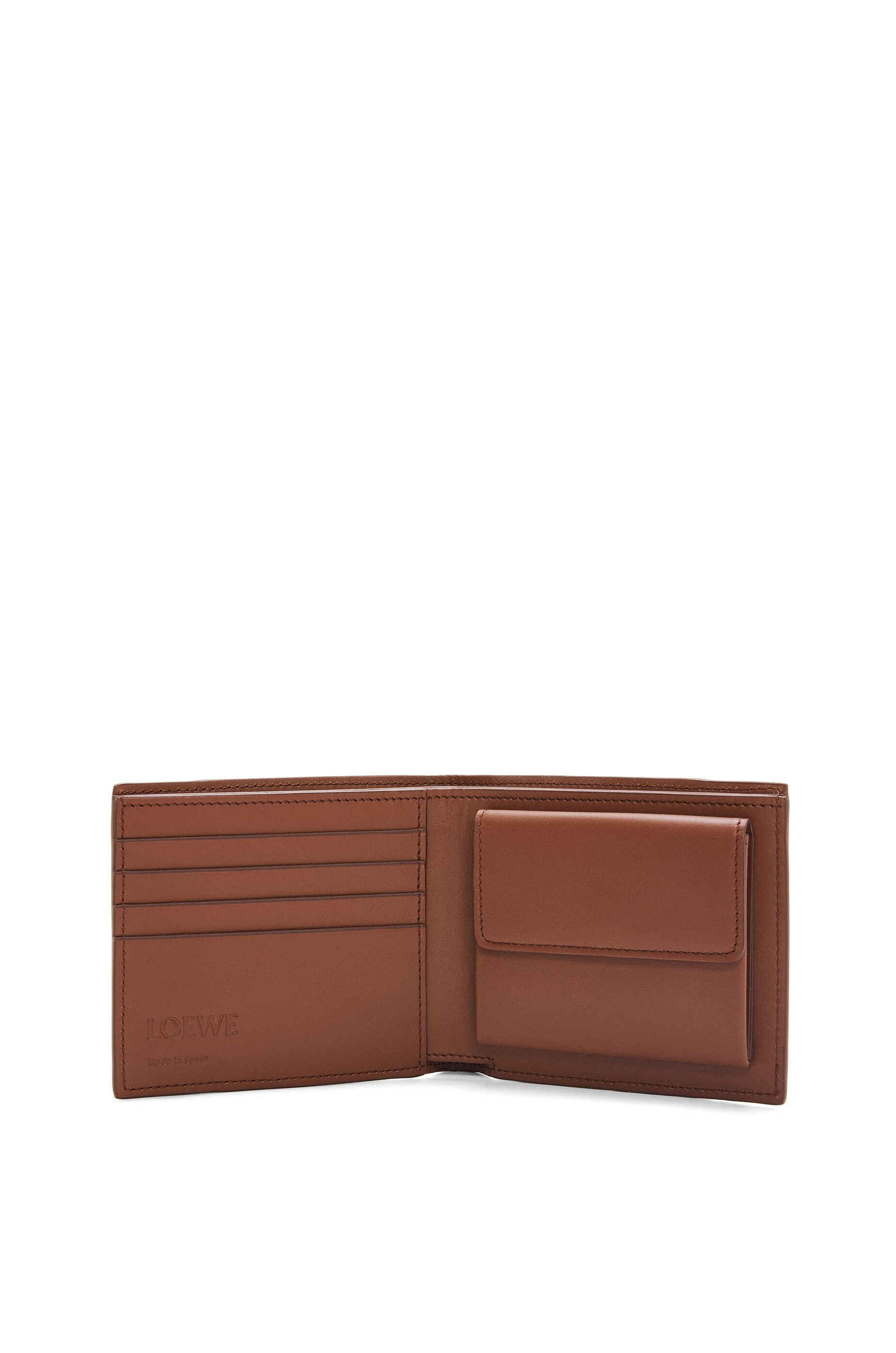 Puzzle bifold coin wallet in classic calfskin - 2