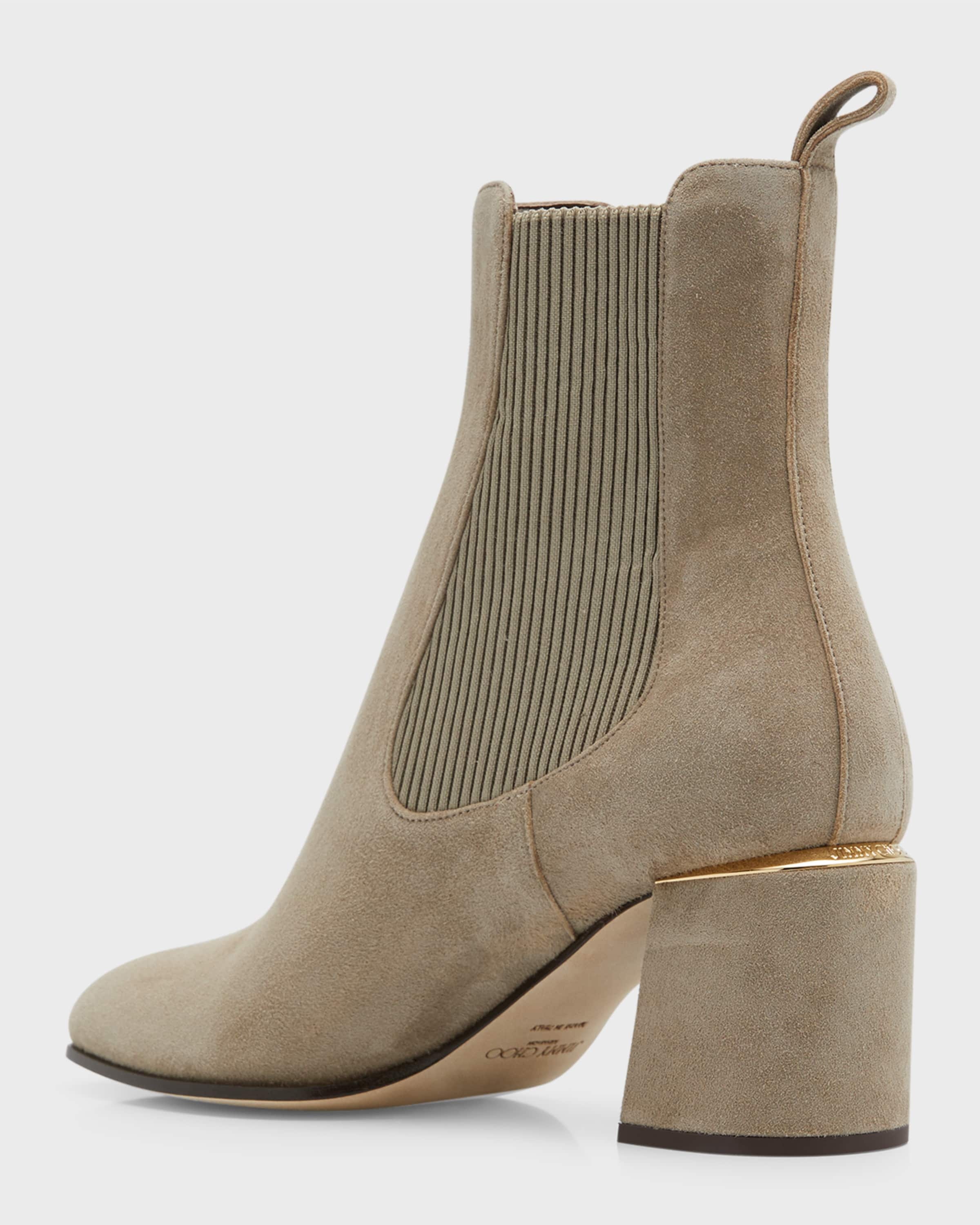 Thessaly Suede Chelsea Ankle Boots - 3