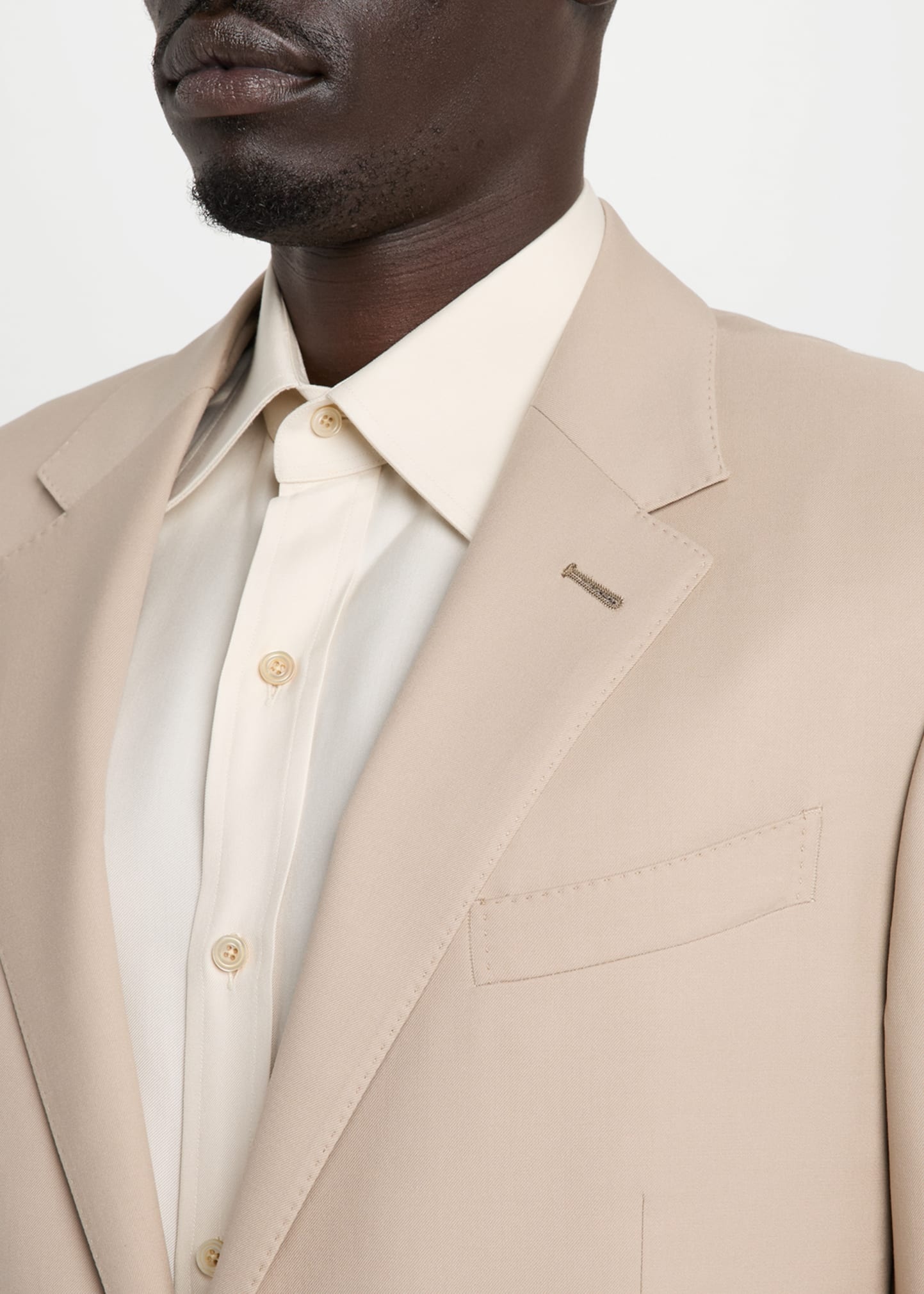Men's Trofeo Wool Solid Suit - 5