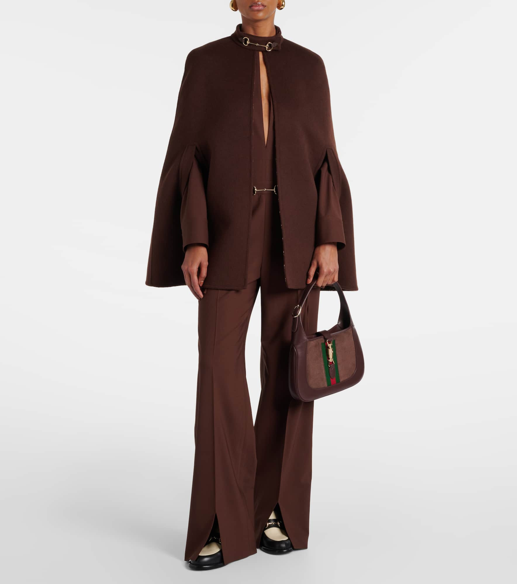 Jackie 1961 Medium suede shoulder bag - 5