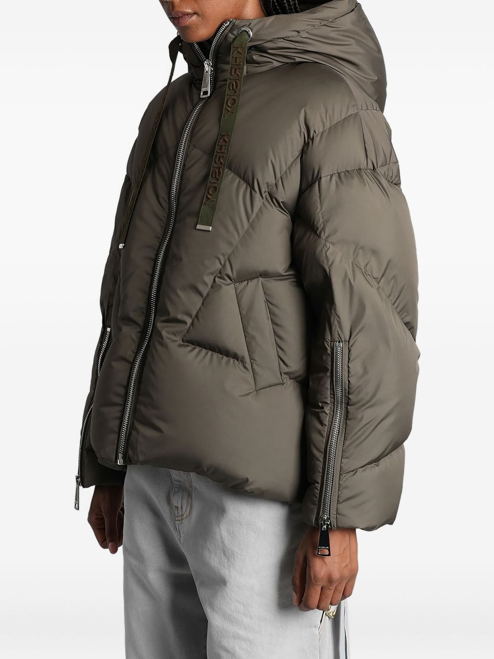 hooded quilted jacket - 4