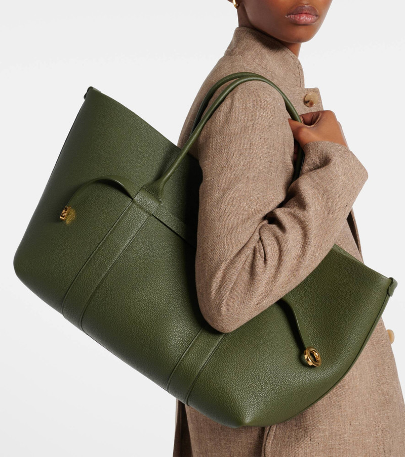 Ghiera Large leather tote bag 2