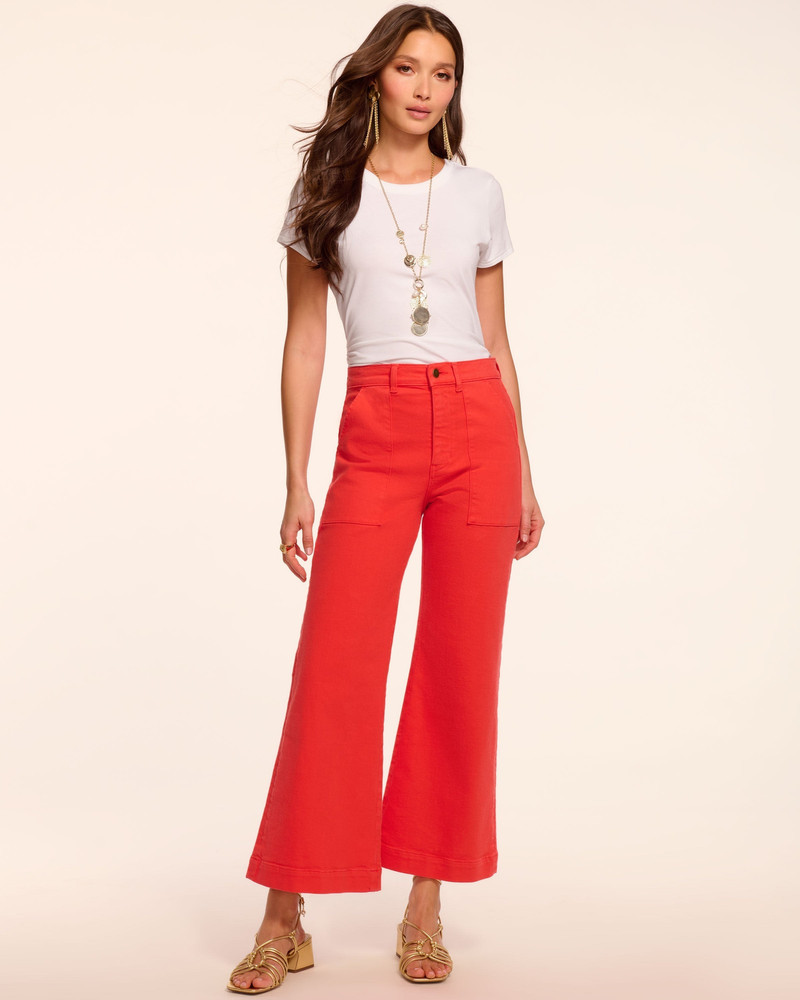 RAMY BROOK Clifford Cropped Wide Leg Jean outlook
