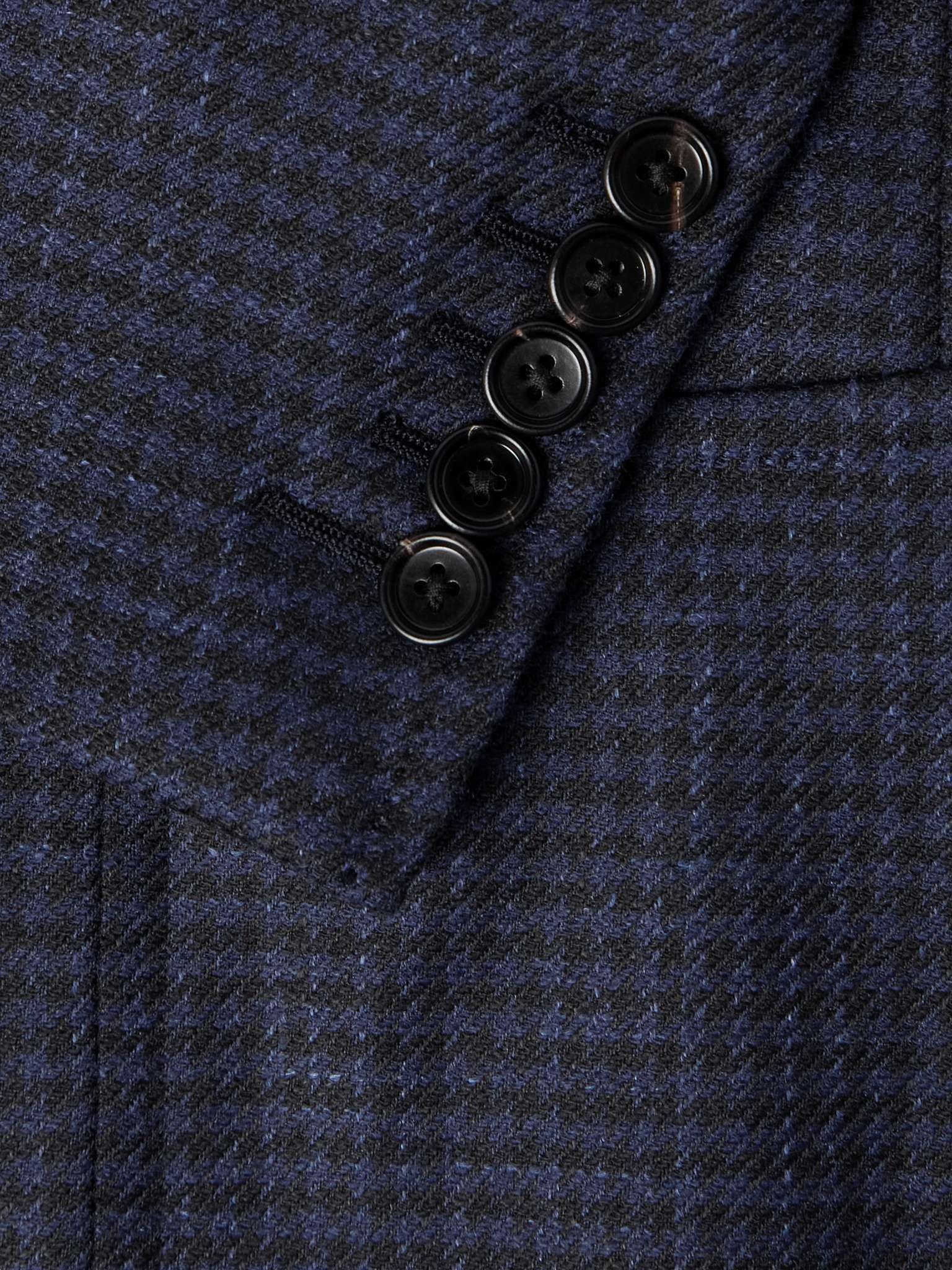O'Connor Houndstooth Wool-Blend Blazer - 5