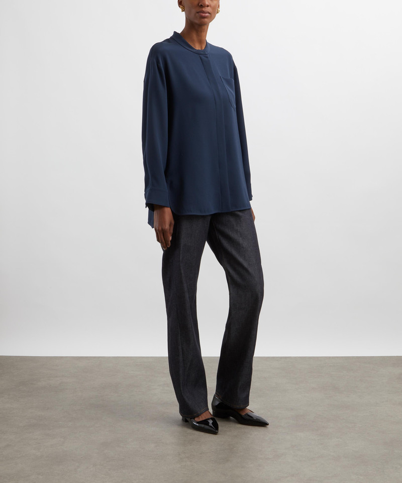 'S Max Mara Leticia Silk-Blend Safari Shirt outlook