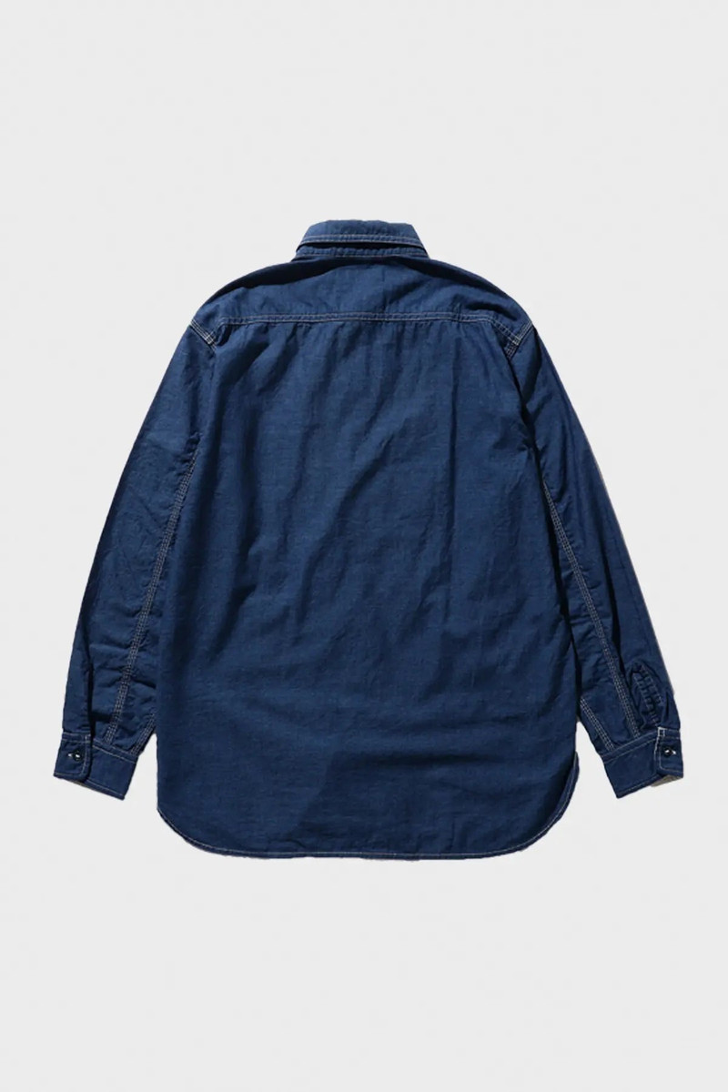 BEAMS PLUS WORK Chambray Indigo - Indigo outlook