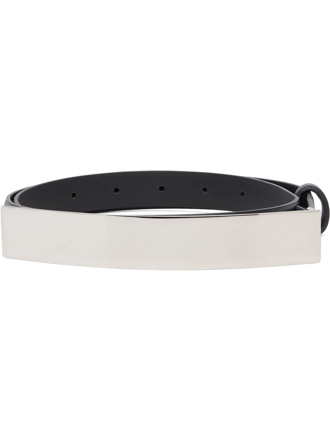 Black Leather Belt - 1