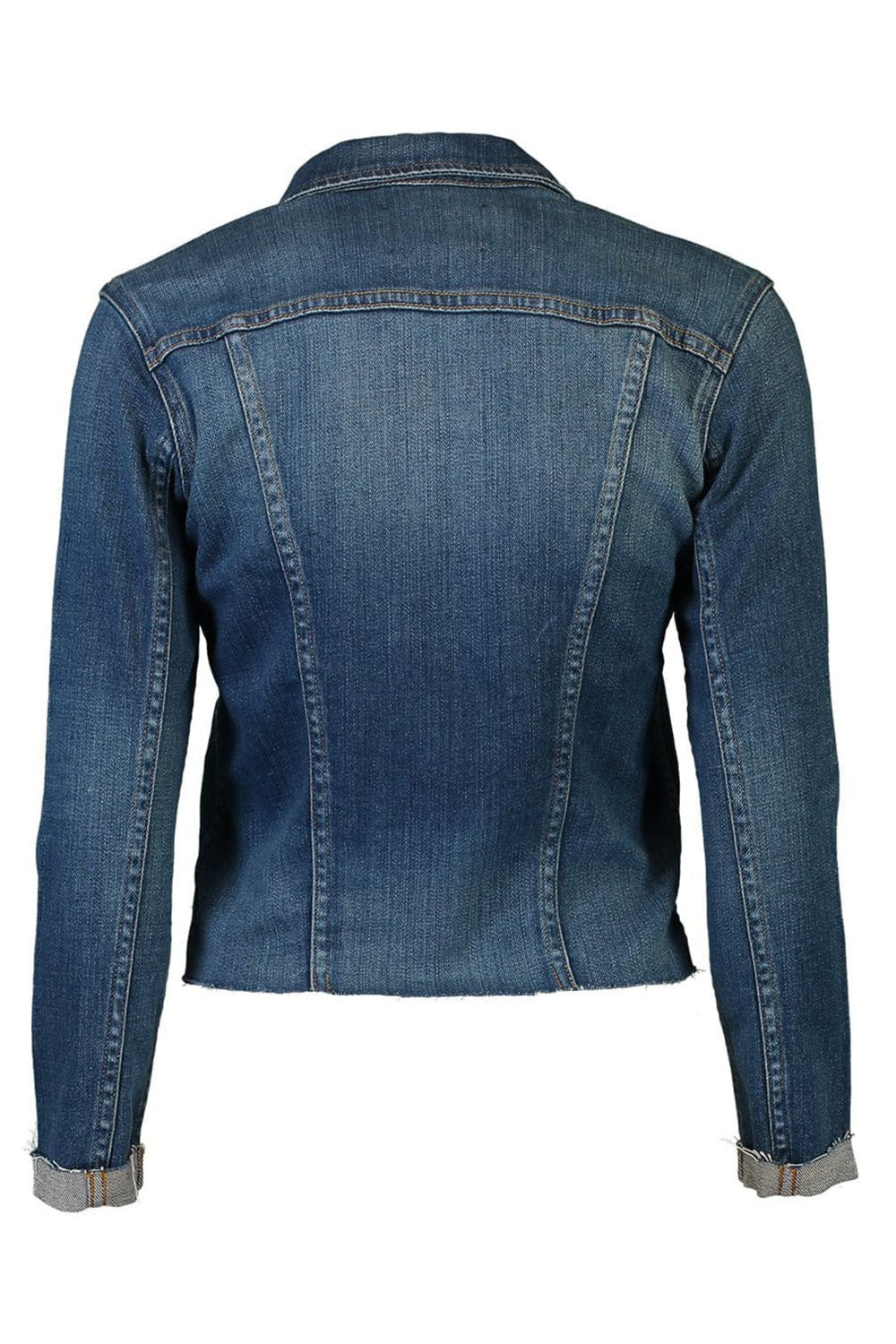 Janelle Raw Denim Jacket - 4