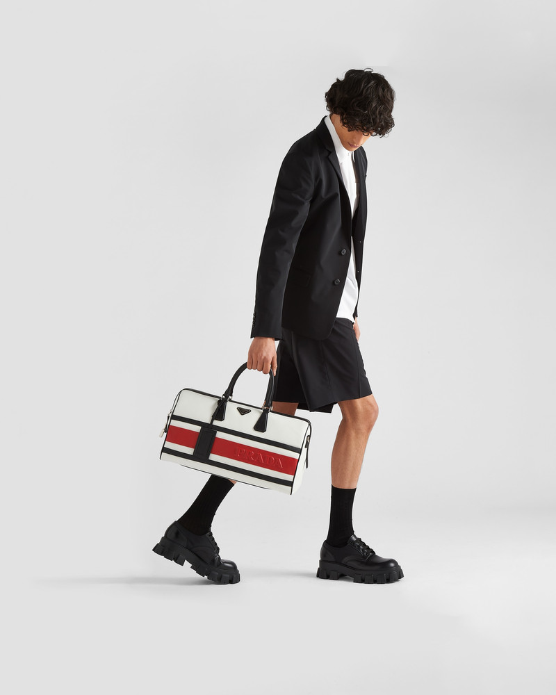 Prada Saffiano leather travel bag outlook