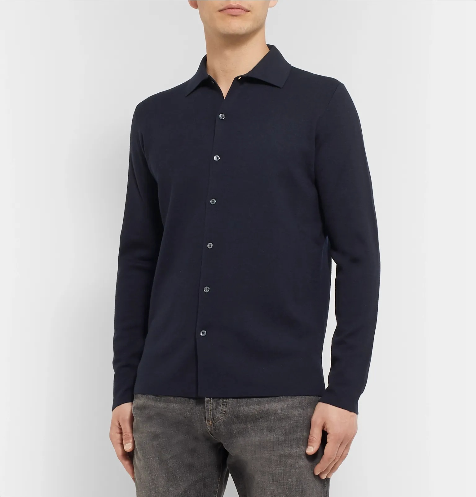 Empire Slim-Fit Wish Virgin Wool Shirt - 16