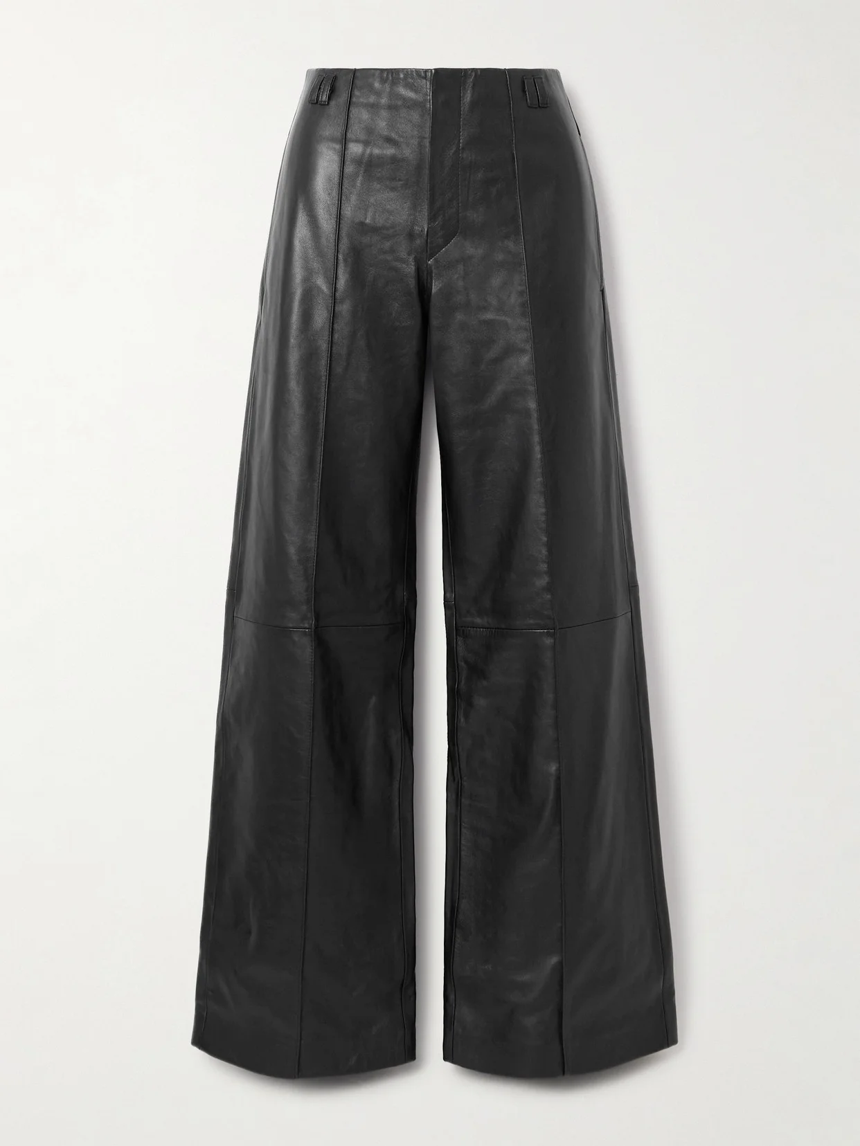 Ciara Leather Wide-leg Pants - 1